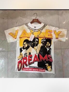 Valley Dreams Graphic Tee - White/Yellow/Red